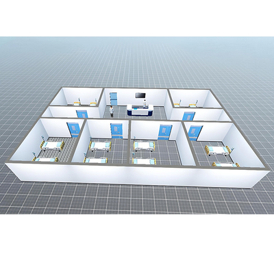 شراء Huuao ISO 8 Standard Medical Filling Machine Cleanroom Modular Clean Room Solution online manufacture