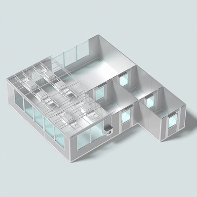 شراء Huuao Customized Solution Class 8 Prefabricated 50mm Sandwich Panel Modular Cleanroom GMP Workshop for Cosmetics or Food Factory online manufacture