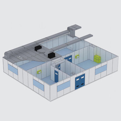 شراء Huaao Cleanroom Supply Portable Clean Room Class 100 Modular Cleanroom OEM Clean Class 100 Modular Cleanroom/ISO 5 ISO 7 Clean Booth online manufacture