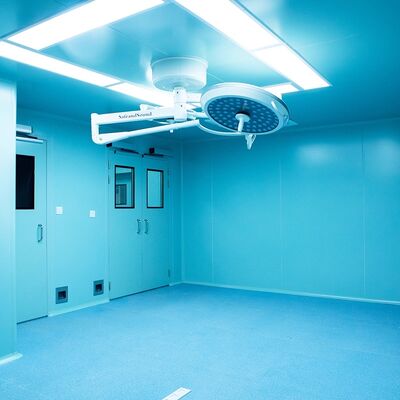 لوحة حائط غرفة نظيفة طبية حديثة من HUAAO معتمدة من ISO مقاومة للحريق صديقة للبيئة قابلة للتخصيص ورشة عمل مستشفى تشغيل