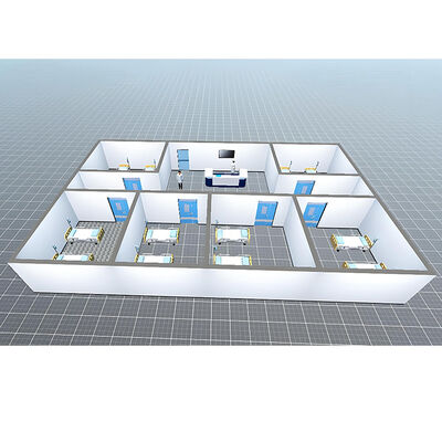 HUAAO حاويات جاهزة سريعة التجميع لمشاريع الحكومة عيادة متنقلة مستشفيات مختبرات غرفة نظيفة غرفة نظيفة معيارية