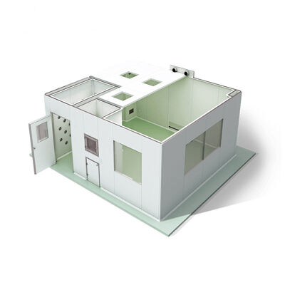 HUAAO الفئة الفعالة من حيث التكلفة100 غرفة نظيفة خالية من الغبار غرفة نظيفة وحدات غرفة نظيفة الفئة 100-100000 ISO 5-8