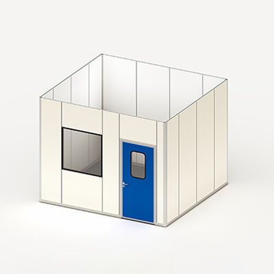 HUAAO نظام غرفة نظيفة حديثة ومتكاملة وقائية من الحريق خالية من الغبار و صديقة للبيئة شهادة ISO5 لاستخدام ورشة عمل المختبر في المستشفى الطبي